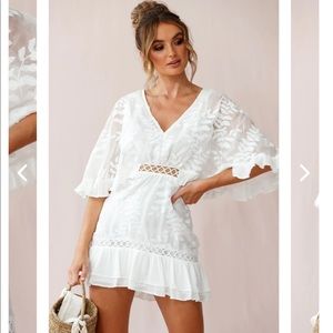 Brand new with tags little white dress.
